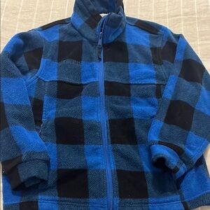 Columbia Blue and Gray Kids Full Zip Up Fleece